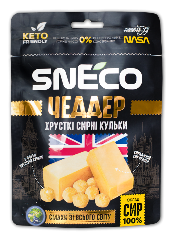 Sušený křupavý sýr CHEDDAR