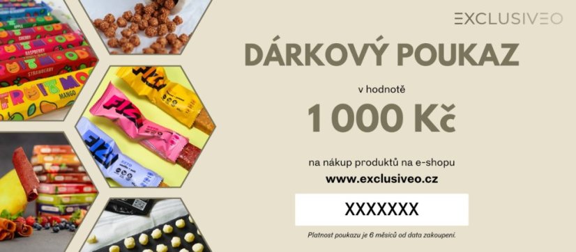 Dárkový poukaz 1000 Kč