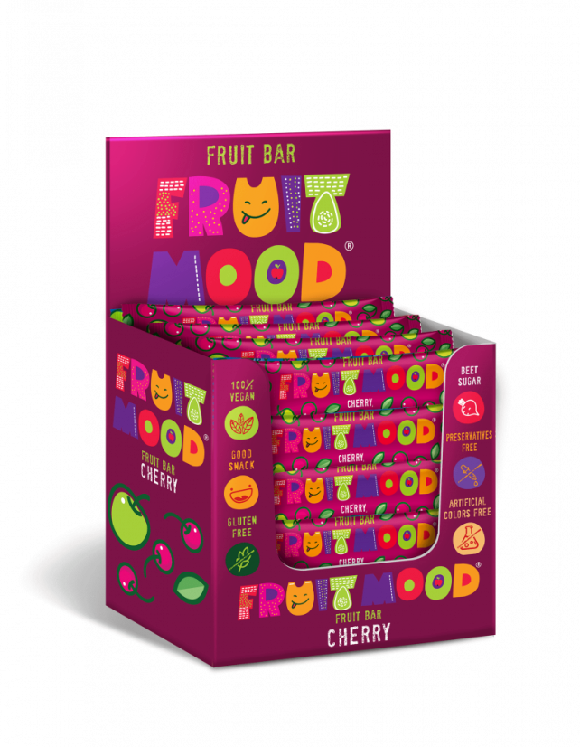 Ovocná tyčinka Fruit Mood Třešeň 30ks