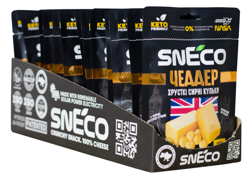 Sušený křupavý sýr CHEDDAR