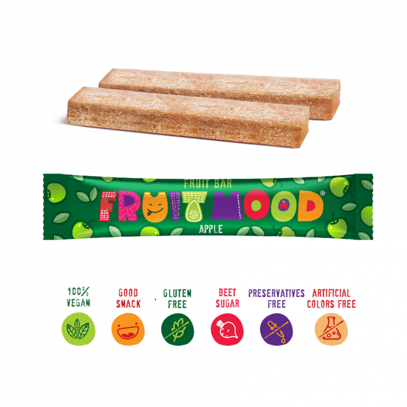 Ovocná tyčinka Fruit Mood Jablko 30ks