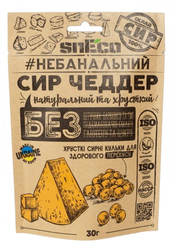 Sušený křupavý sýr CHEDDAR