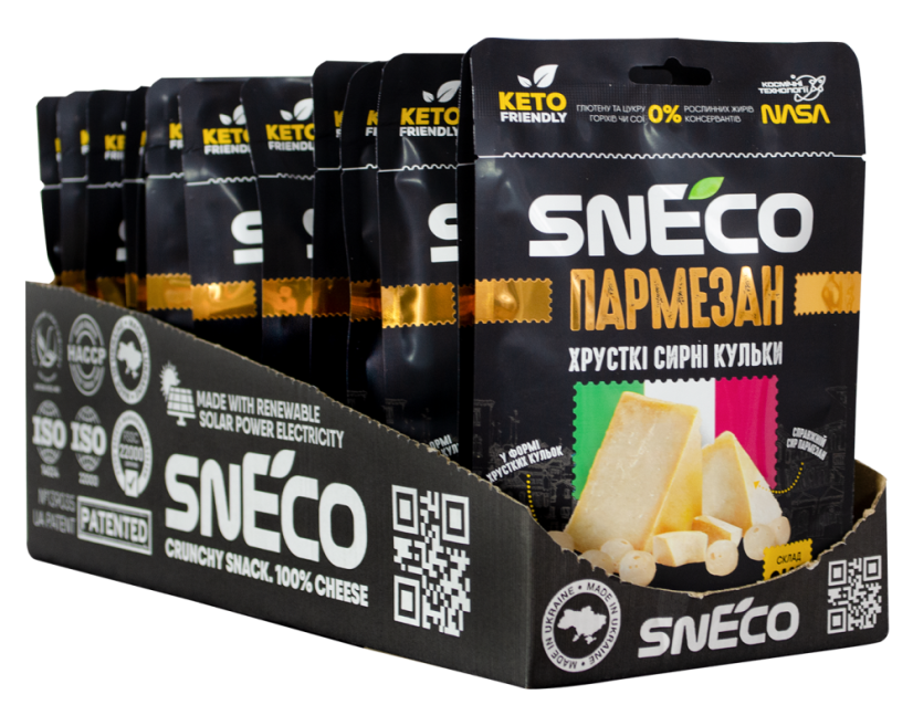 Sušený křupavý sýr PARMEZÁN