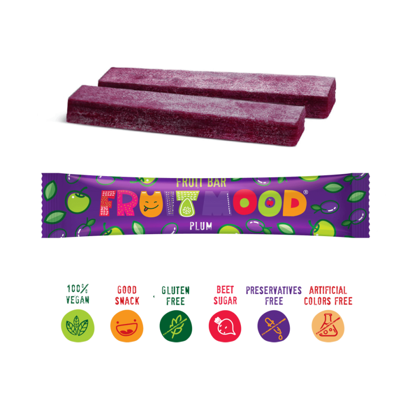 Ovocná tyčinka Fruit Mood Švestka 30ks