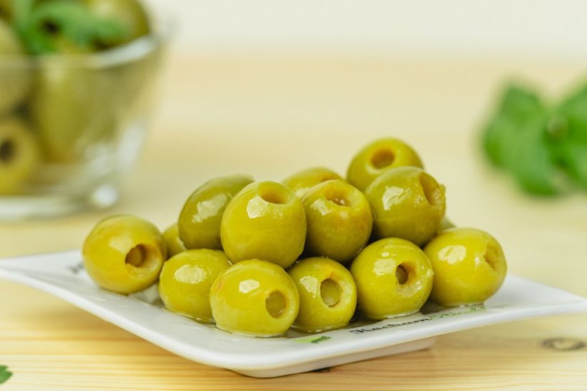 Zelené olivy Manzanilla plněné ančovičkou 300ml