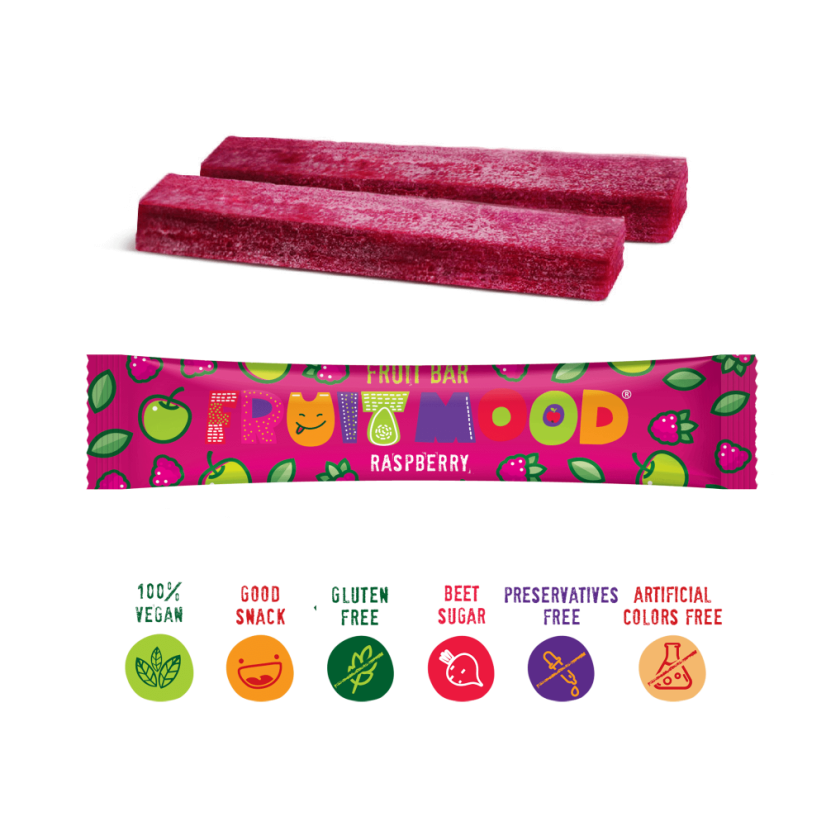 Ovocná tyčinka Fruit Mood Malina 20g