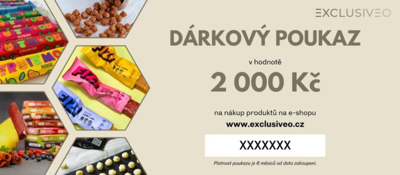 Dárkový poukaz 2000 Kč